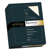 Southworth 25% Cotton Business Paper - Letter - 8 1/2" x 11" - 24 lb Basis Weight - Wove - Watermarked, Acid-free, Lignin-free, Date-coded - Natural White (Ivory) - 1 Box