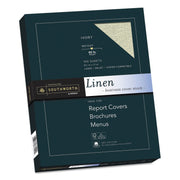 Letter - 8 1/2" x 11" - 65 lb Basis Weight - Linen, Textured - Acid-free, Lignin-free - Ivory - 1 Box