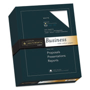 Southworth 100% Cotton Business Paper - Letter - 8 1/2" x 11" - 20 lb Basis Weight - Wove - Wear Resistant, Date-coded, Acid-free, Lignin-free - White - 1 Box