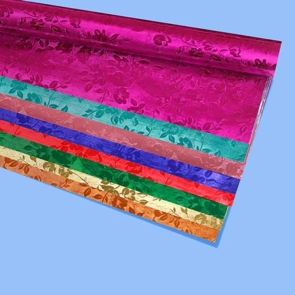Embossed Metallic Paper - 20"x26", Mosaic, Purple