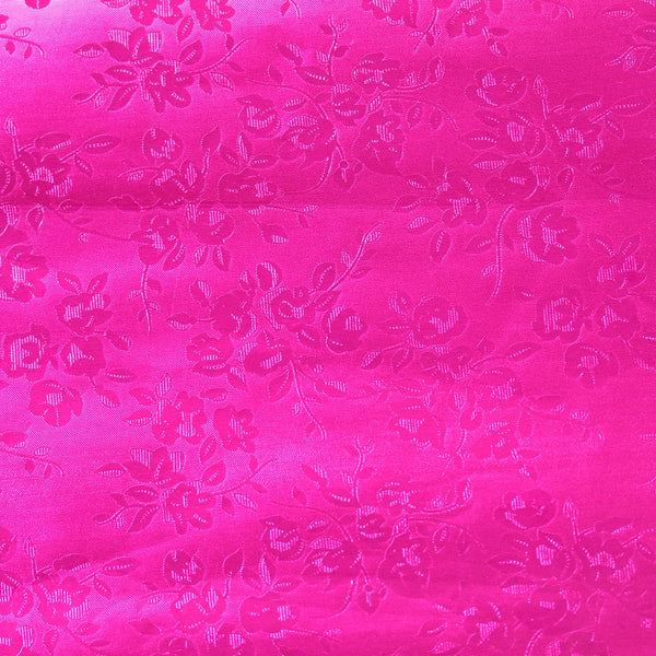 Embossed Metallic Paper - 20"x26", Floral, Fuchsia