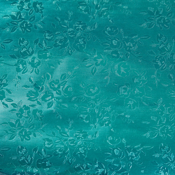 Embossed Metallic Paper - 20"x26", Floral, Lt. Blue