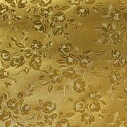 Embossed Metallic Paper - 20"x26", Floral, Gold