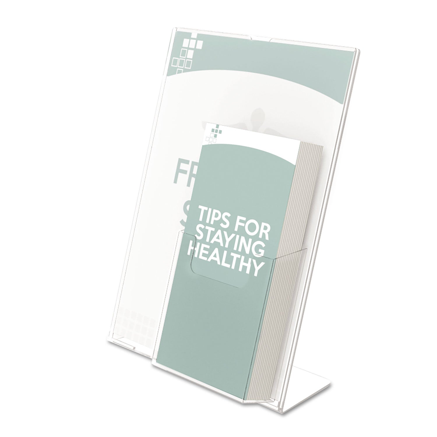 11" Width x 8.5" Height - Rectangular Shape - Plastic - Clear - 1 Each