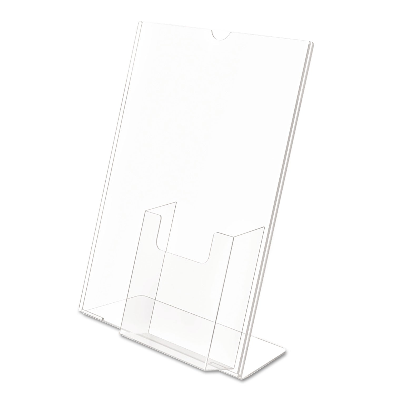 11" Width x 8.5" Height - Rectangular Shape - Plastic - Clear - 1 Each