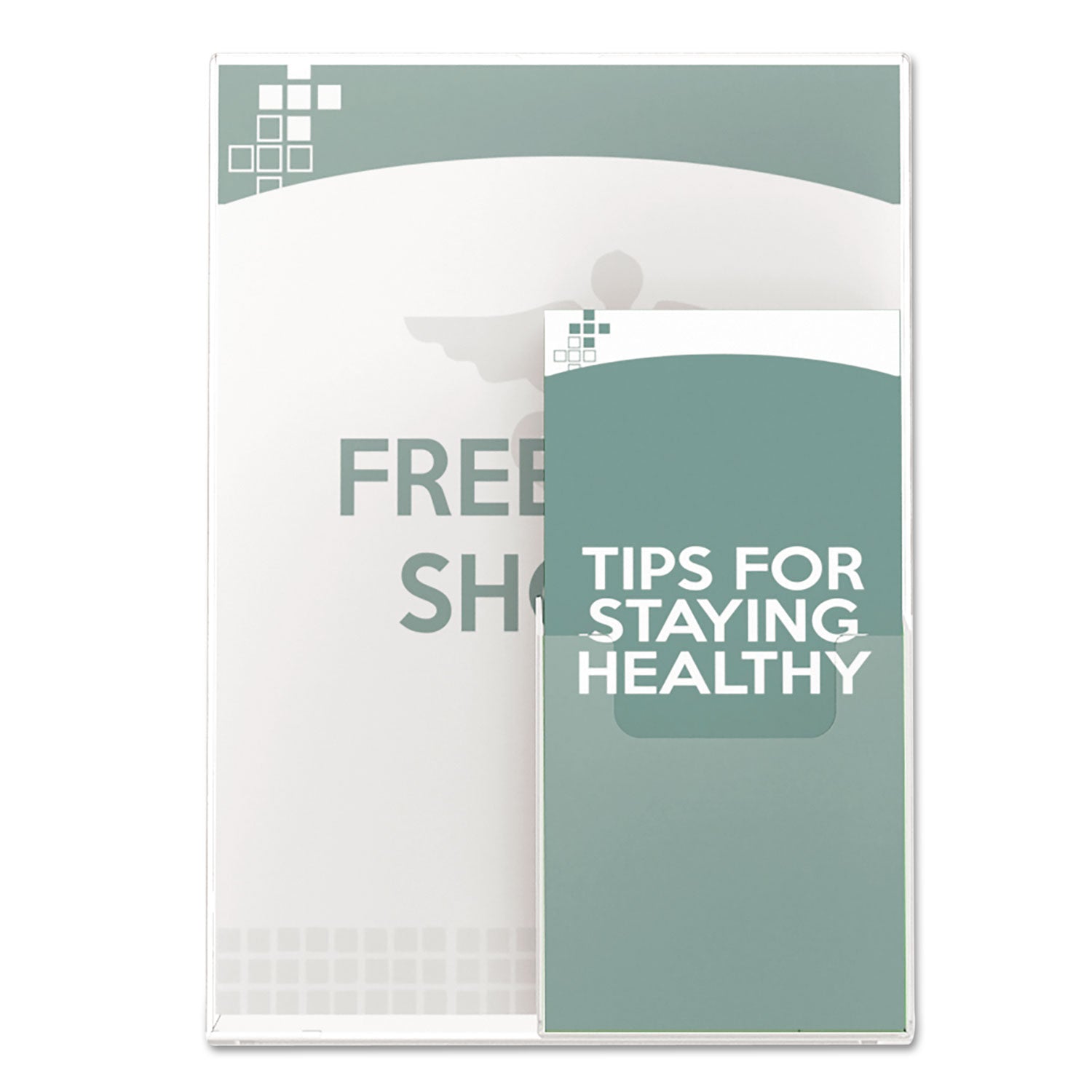 11" Width x 8.5" Height - Rectangular Shape - Plastic - Clear - 1 Each