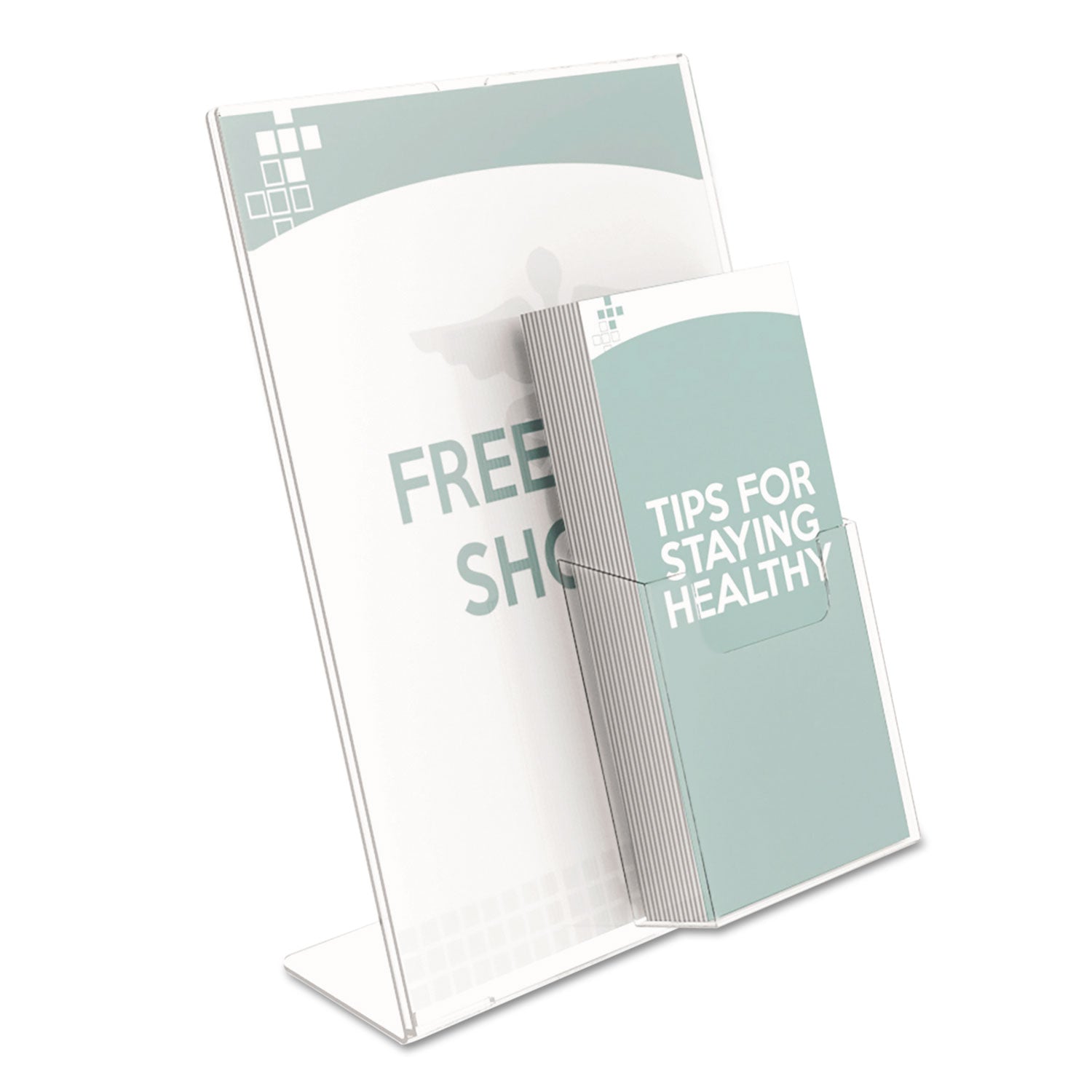 11" Width x 8.5" Height - Rectangular Shape - Plastic - Clear - 1 Each