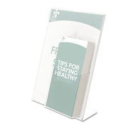 11" Width x 8.5" Height - Rectangular Shape - Plastic - Clear - 1 Each