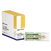 100 - 0.75" Width x 3" Length - White - Plastic, Vinyl - 1 Each