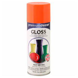 PDS24-AER Premium Decor Spray Paint  Banner Orange Gloss  12-oz. - Quantity 1