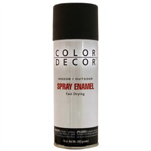 Spray Paint, Wrought Iron Black, Gloss, 10 Oz