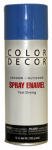 Color Decor CDS4-AER Spray Paint  Blue Gloss  10 Oz. - Quantity 6