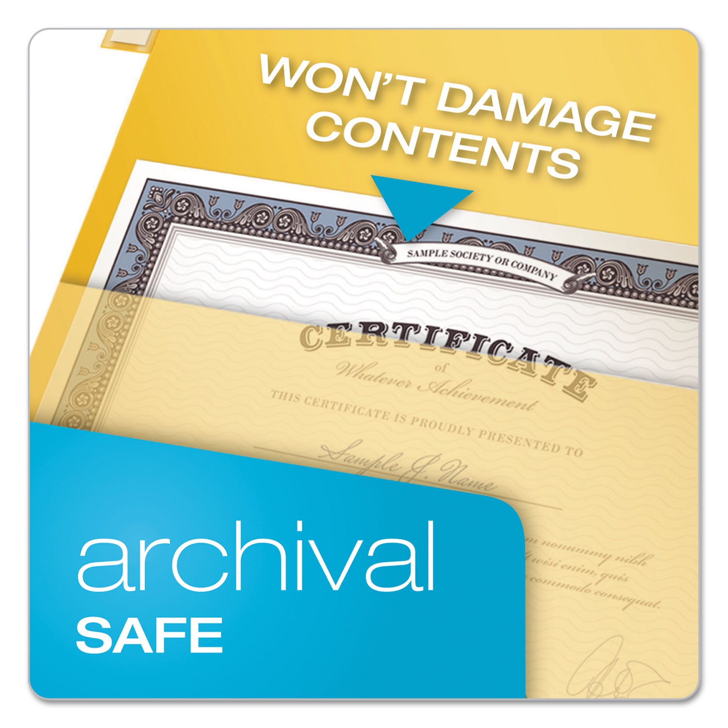Cardinal&reg; Ring Binder Poly Pockets - 20 x Sheet Capacity - For Letter 8 1/2" x 11" Sheet - 3 x Holes - Assorted - Poly - 5 / Pack