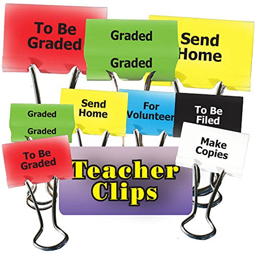 TOP2302 Things to Do Teacher Clips 2In 6Pk