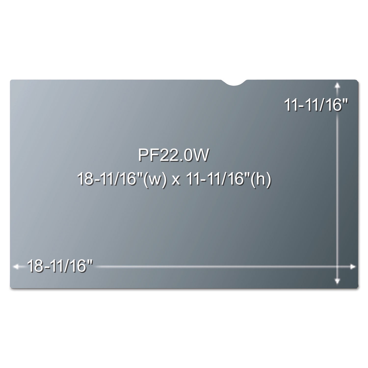For 22" Widescreen LCD Monitor - 16:10 - Scratch Resistant, Fingerprint Resistant, Dust Resistant - Anti-glare - 1 Each