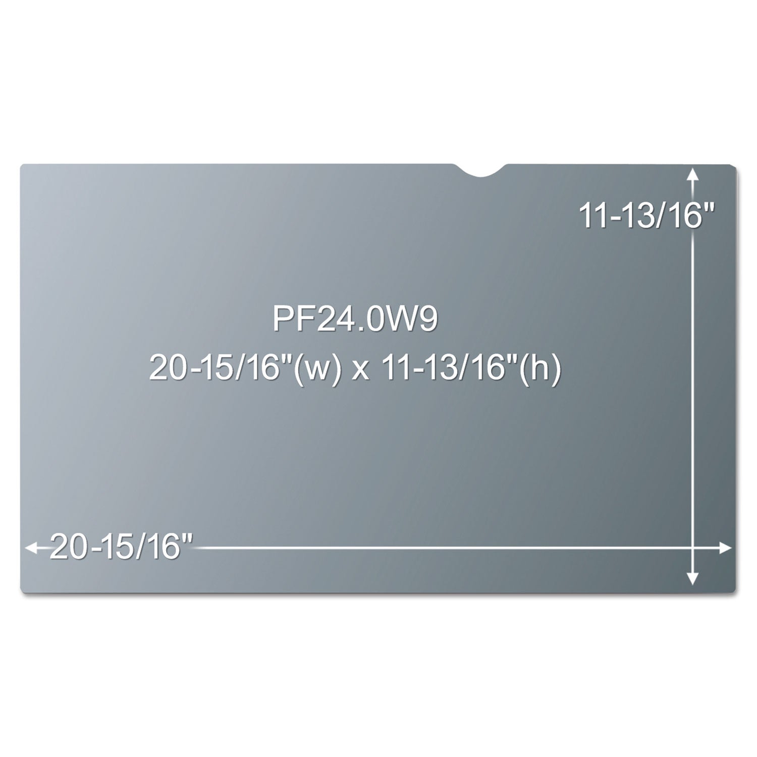 For 24" Widescreen LCD Monitor - 16:9 - Scratch Resistant, Fingerprint Resistant, Dust Resistant - Anti-glare - 1 Each
