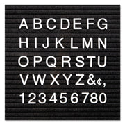 Character Sets, Pin, White, 1"h, 300/set
