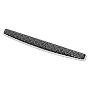 Fellowes Microban Photo Gel Keyboard Wrist Rest, Chevron Design, Black/White, Gel & Rubber, Stain Resistant, Skid Proof, 0.75" x 18.56" x 2.31", 1 Each