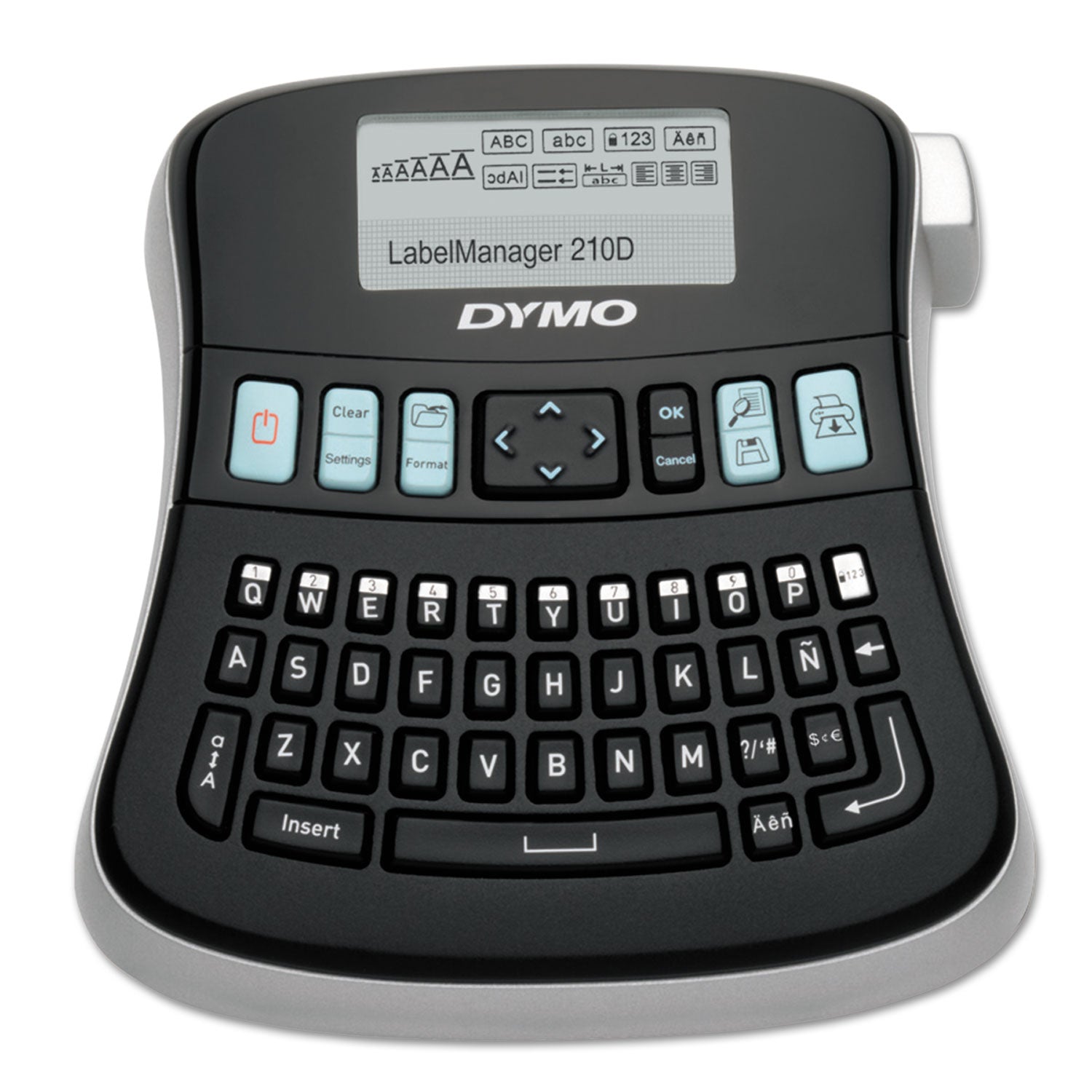 Tape - 0.25" , 0.37" , 0.50" - Black - Handheld - Internal Memory, Save Text, English Layout Keyboard, Portable - for Home, Office