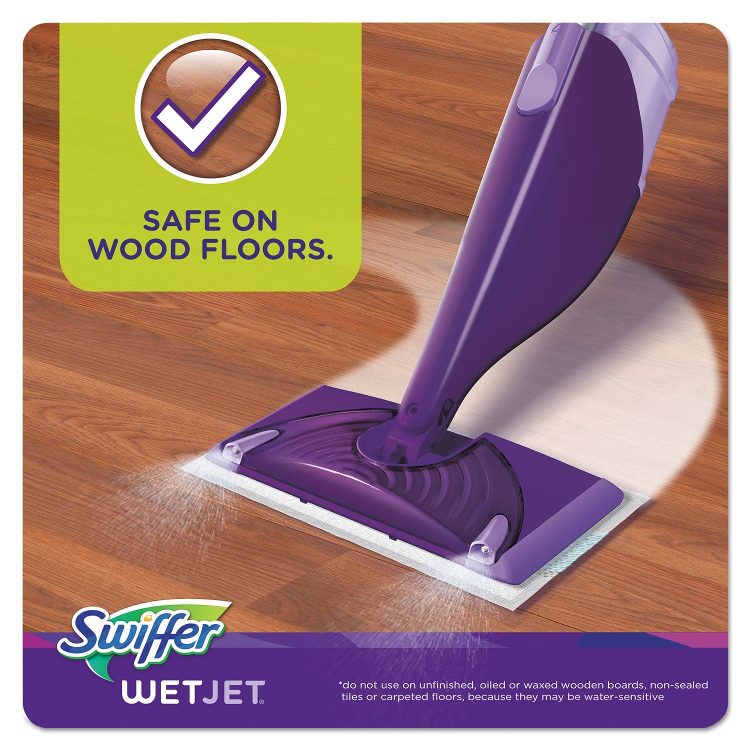 Swiffer WetJet Mopping Pad Refill - 10" Length - Absorbent, Textured - Cotton - Green - 24 / Box