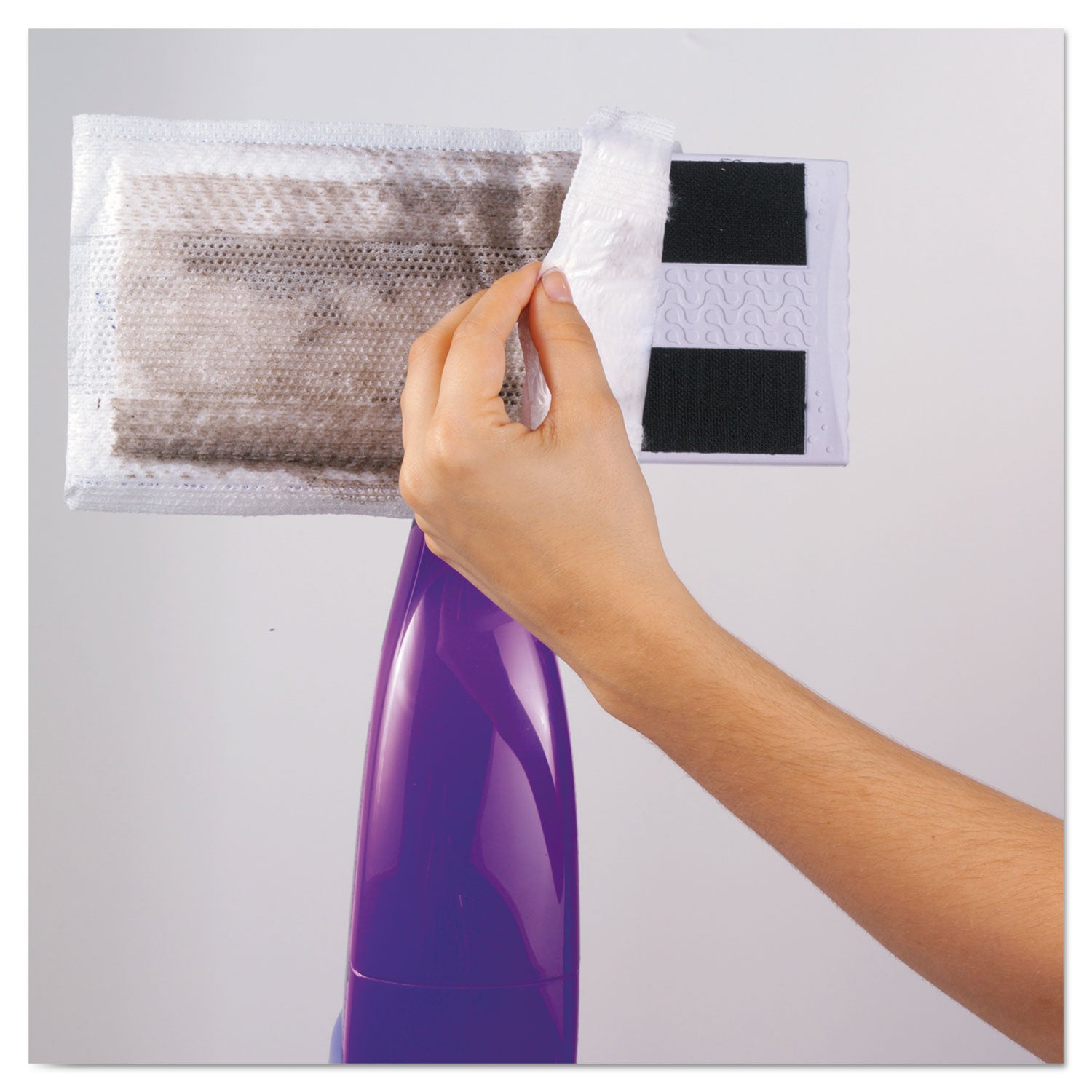 Swiffer WetJet Mopping Pad Refill - 10" Length - Absorbent, Textured - Cotton - Green - 24 / Box