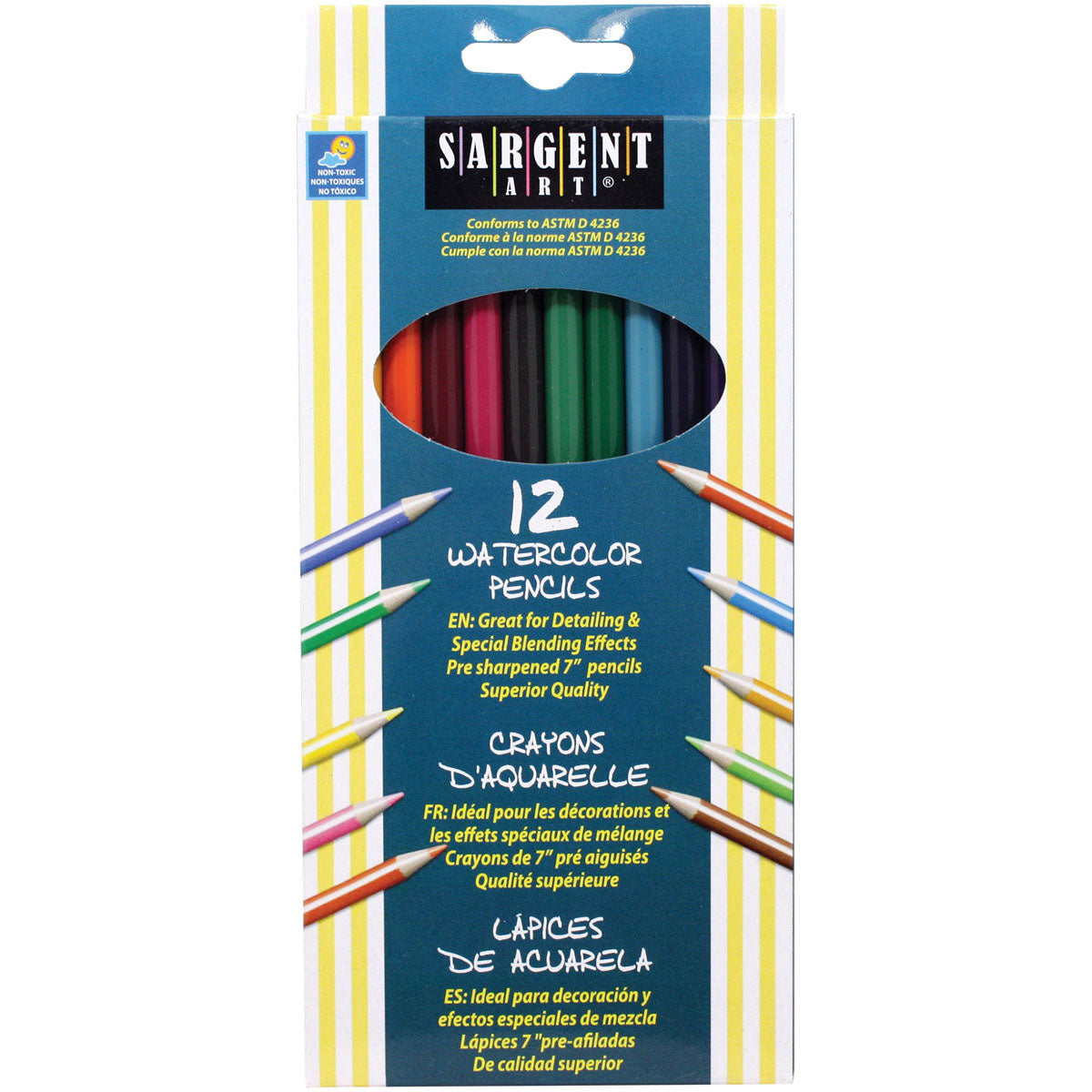 Sargent Art       Watercolor Pencils  7  12 Colors