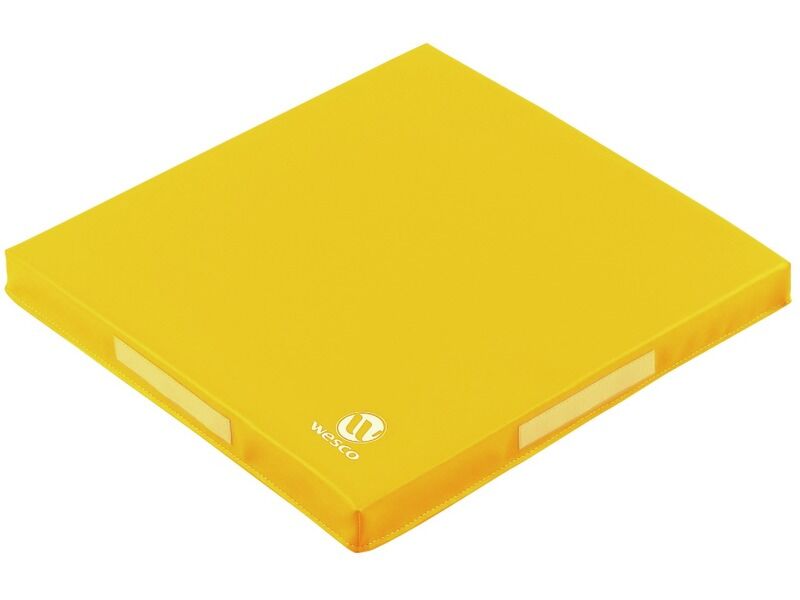 Mosaic Mats - Square - Yellow, 18.9"L x 18.9"W x 1.6"Th