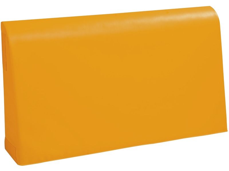 Backrest - Light Orange, 37.8"W x 21.3"H x 7.9"Th