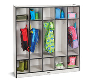 Rainbow Accents® 5 Section Coat Locker - Black
