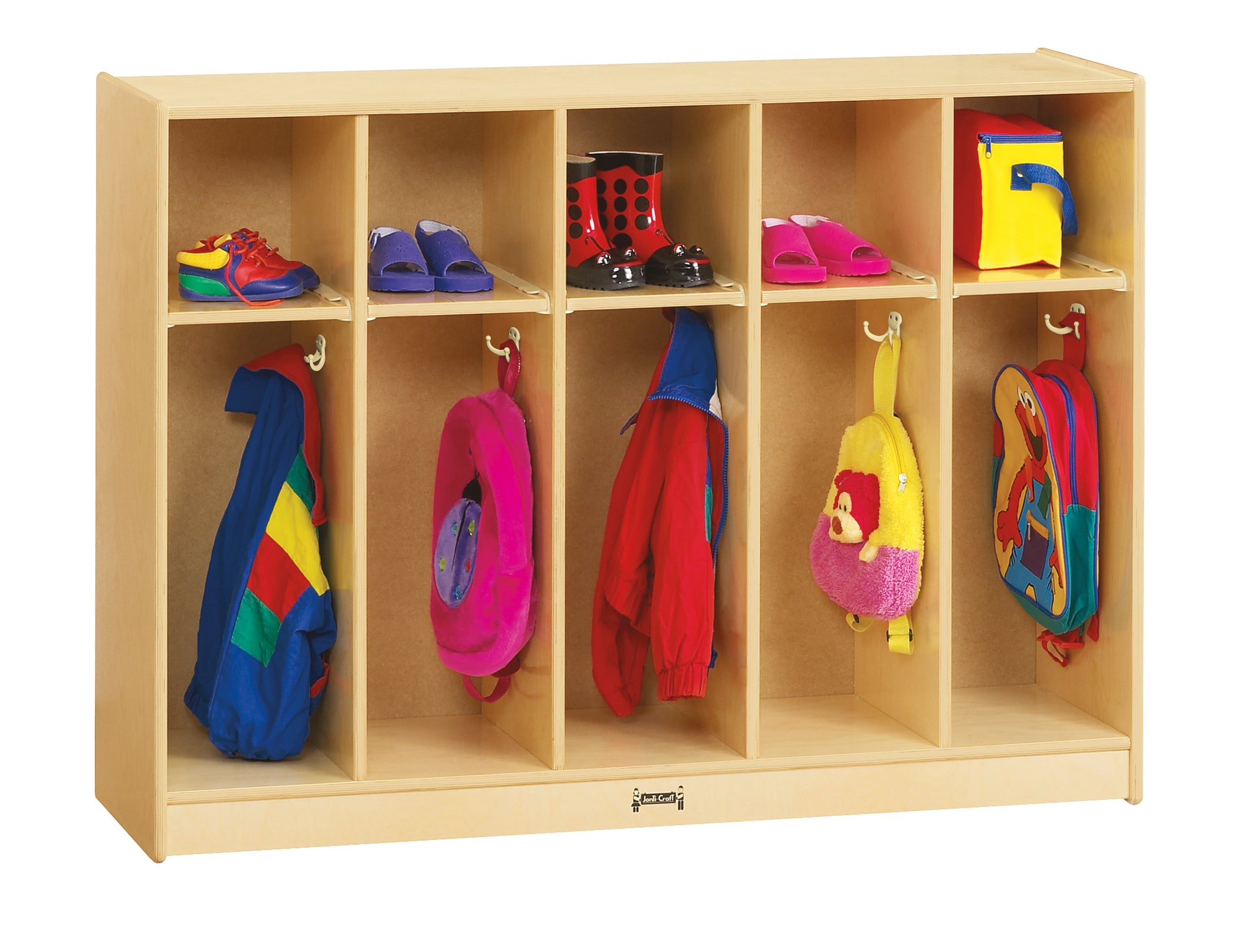 Jonti-Craft® Toddler 5 Section Coat Locker