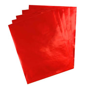 Metallic Paper - 12 Sheets 8.5"x11", Red
