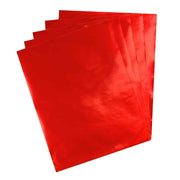Metallic Paper - 100 Sheets 8.5"x11", Red