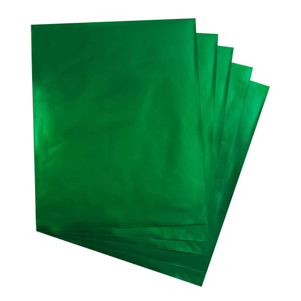 Metallic Paper - 12 Sheets 8.5"x11", Green