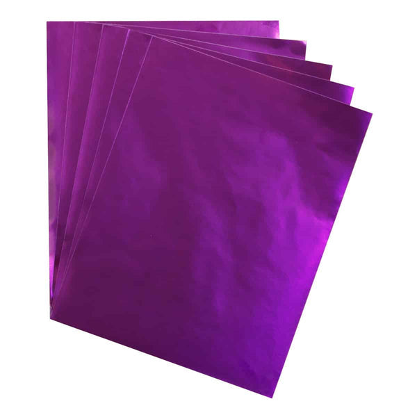 Metallic Paper - 12 Sheets 8.5"x11", Purple