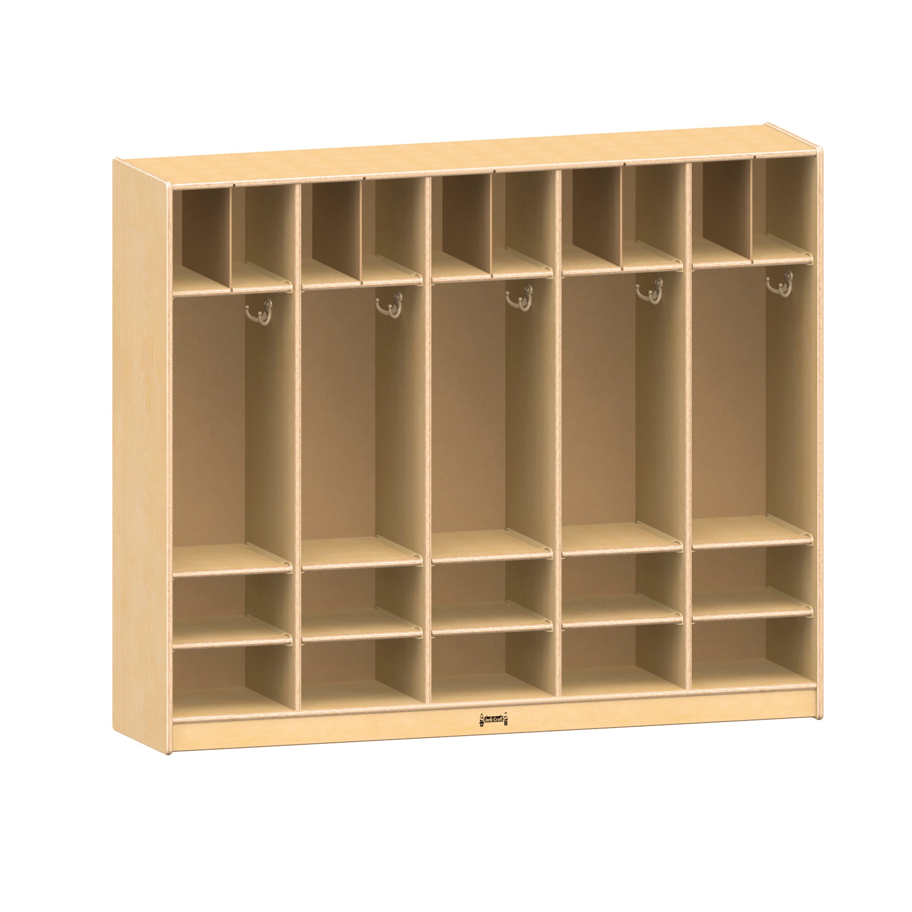 Jonti-Craft® Large Locker Organizer – with 10 Clear Tubs