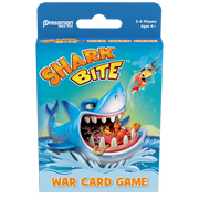 Pressman Toys Pressman Shark Bite War Card Game - Ages 4 and up, 2-4 Players