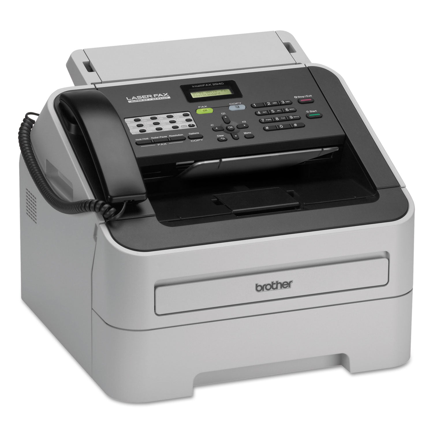 Copier/Fax/Printer - 20 ppm Mono Print - 2400 x 600 dpi Print - Up to 10000 Pages Monthly - 250 sheets Input - Color Scanner - 600 dpi Optical Scan - Monochrome Fax - USB - For Plain Paper Print - 1 Each