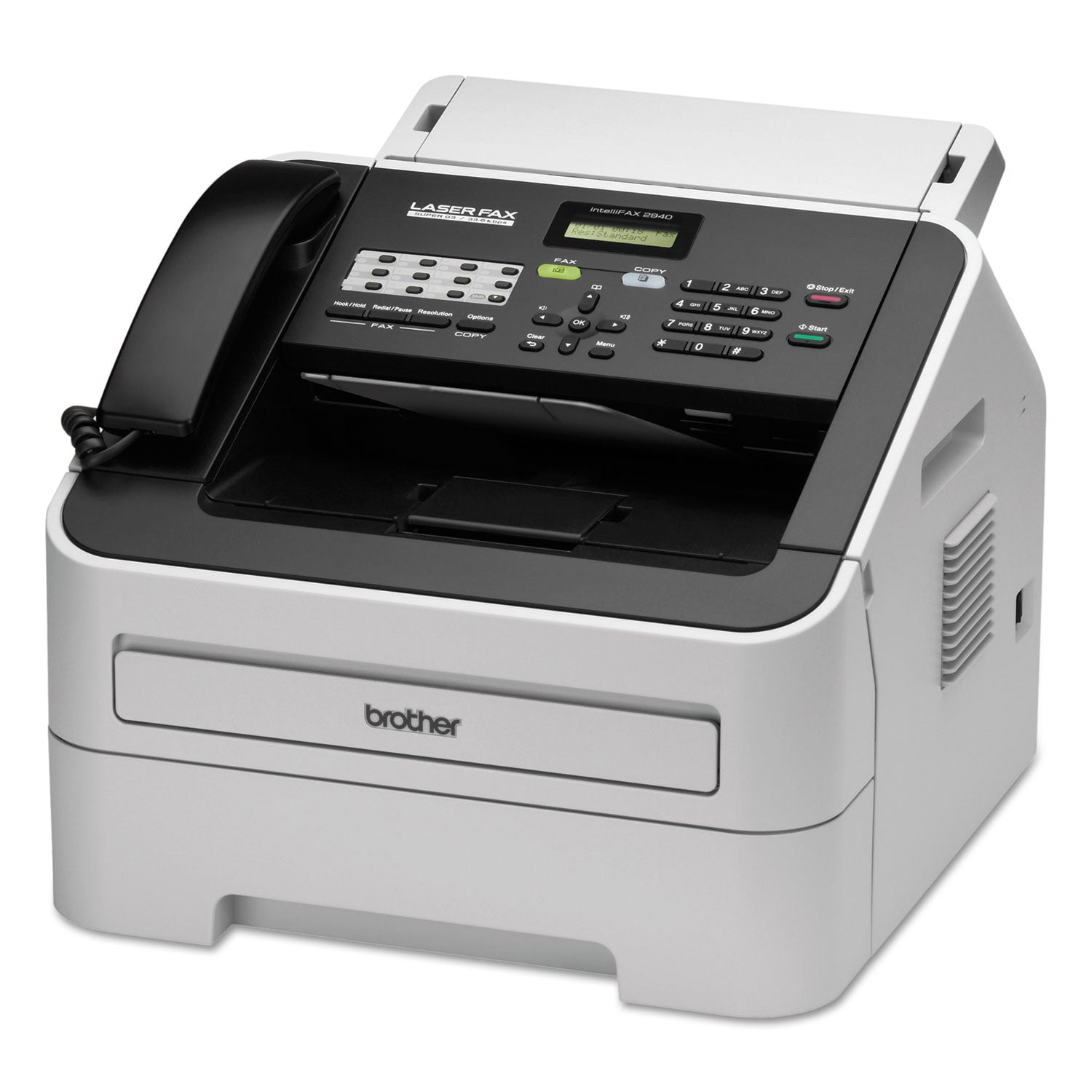 Copier/Fax/Printer - 20 ppm Mono Print - 2400 x 600 dpi Print - Up to 10000 Pages Monthly - 250 sheets Input - Color Scanner - 600 dpi Optical Scan - Monochrome Fax - USB - For Plain Paper Print - 1 Each