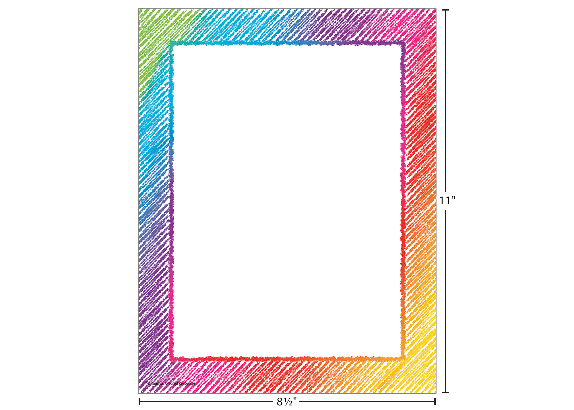 Colorful Scribble Computer Paper