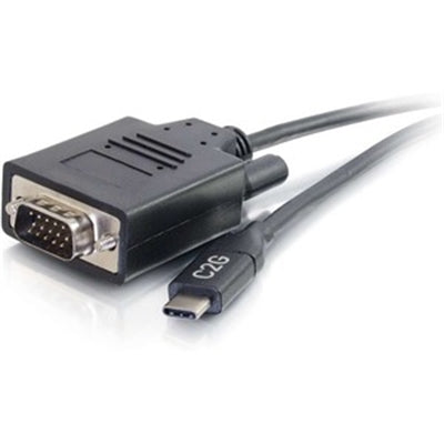 Cables to Go - C2G 26895 USB-C to VGA Video Adapter Cable (6 Feet, 1.82 Meters)