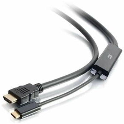 C2g 10ft USB C to Hdmi Cable - USB C to Hdmi Adapter Cable - 4k 60hz - M/M - Video / Audio Cable - 24 Pin USB-C Male Reversible to Hdmi Male - 10 Ft -