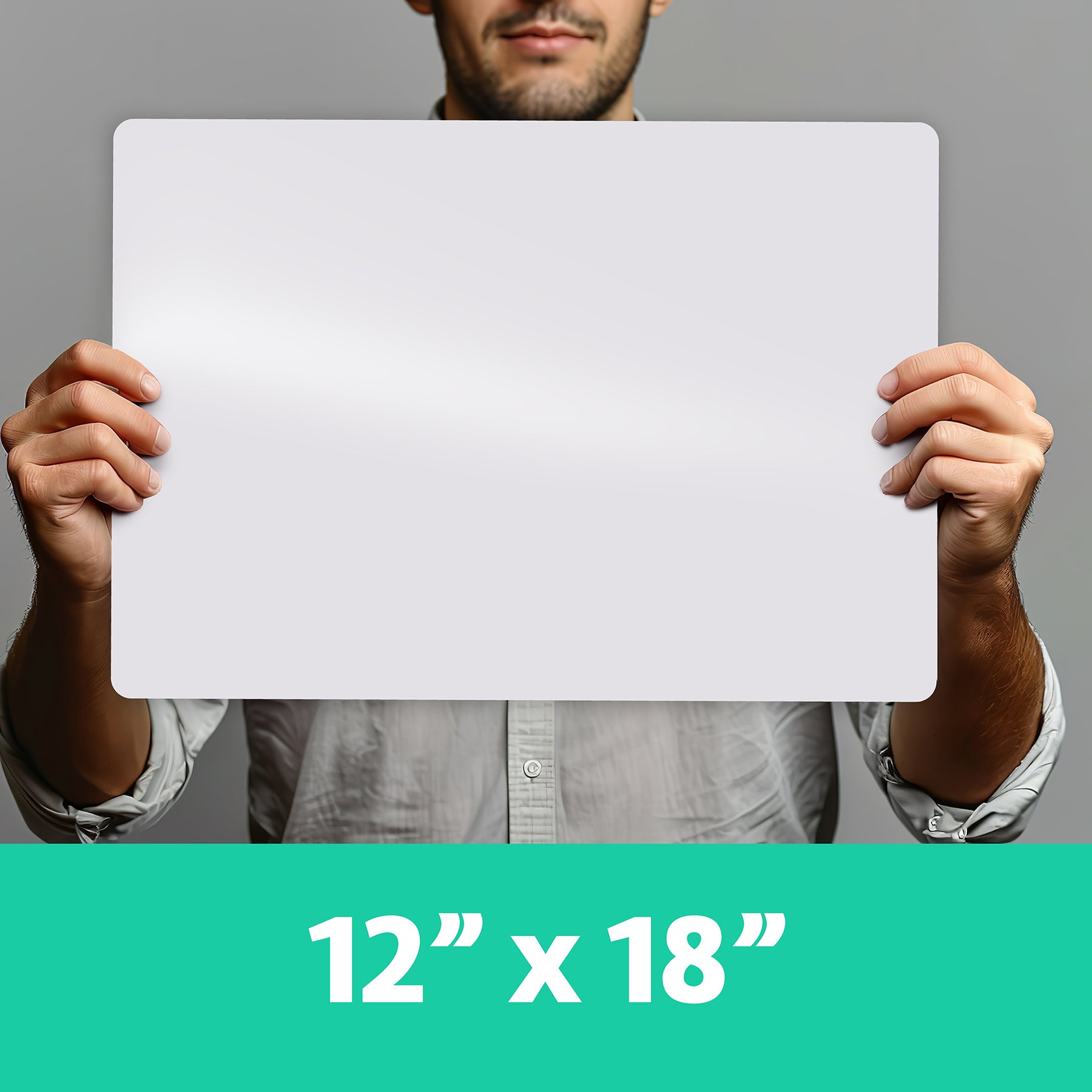 Dry Erase Board, 12" x 18", Pack of 3