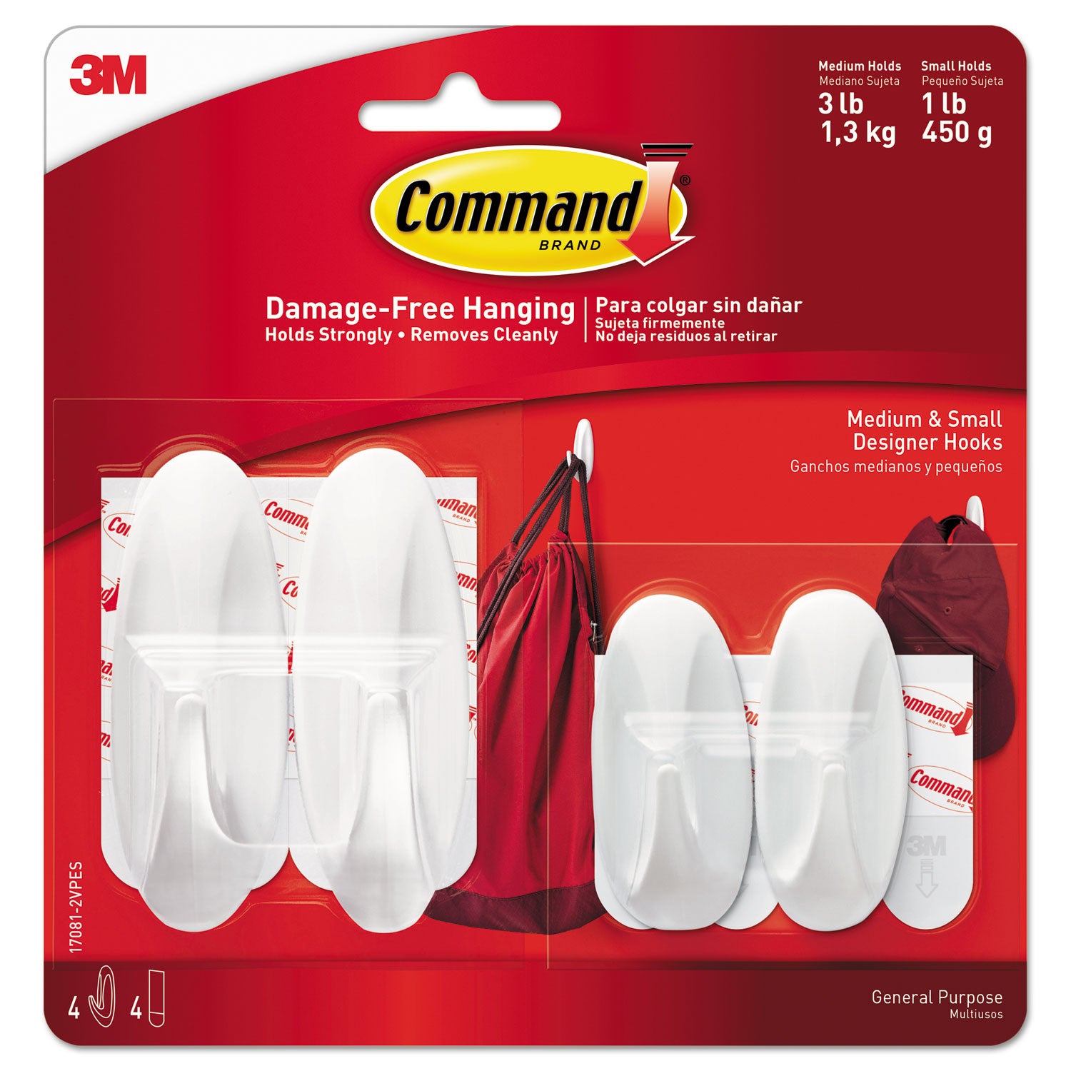 3 lb (1.36 kg) Capacity - White - 4 / Pack
