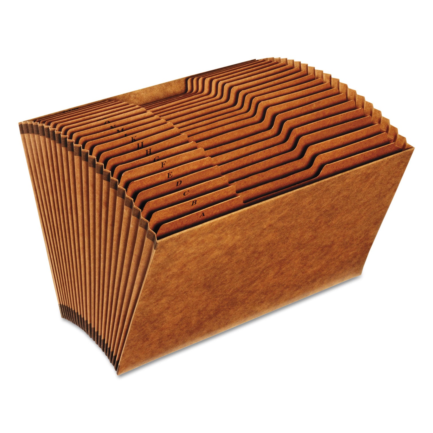 15" x 10" - 21 Pocket(s) - Top Tab Location - 80 pt. - Tyvek - Brown - Reinforced, Heavy Duty, Reinforced Gusset - 10% Recycled - 1 Each