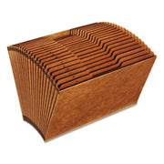15" x 10" - 21 Pocket(s) - Top Tab Location - 80 pt. - Tyvek - Brown - Reinforced, Heavy Duty, Reinforced Gusset - 10% Recycled - 1 Each
