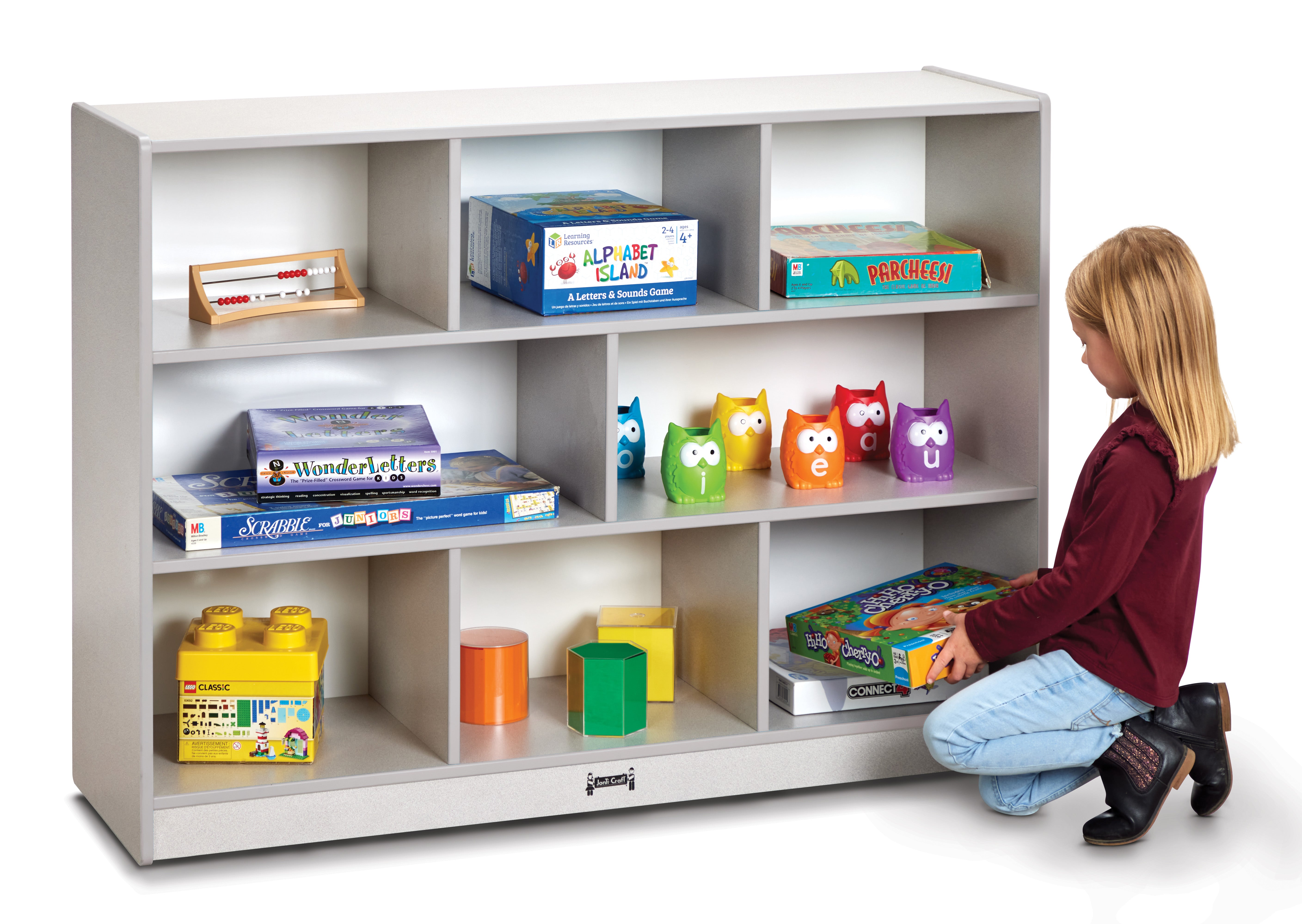 Rainbow Accents® Super-Sized Single Mobile Storage Unit  - Gray