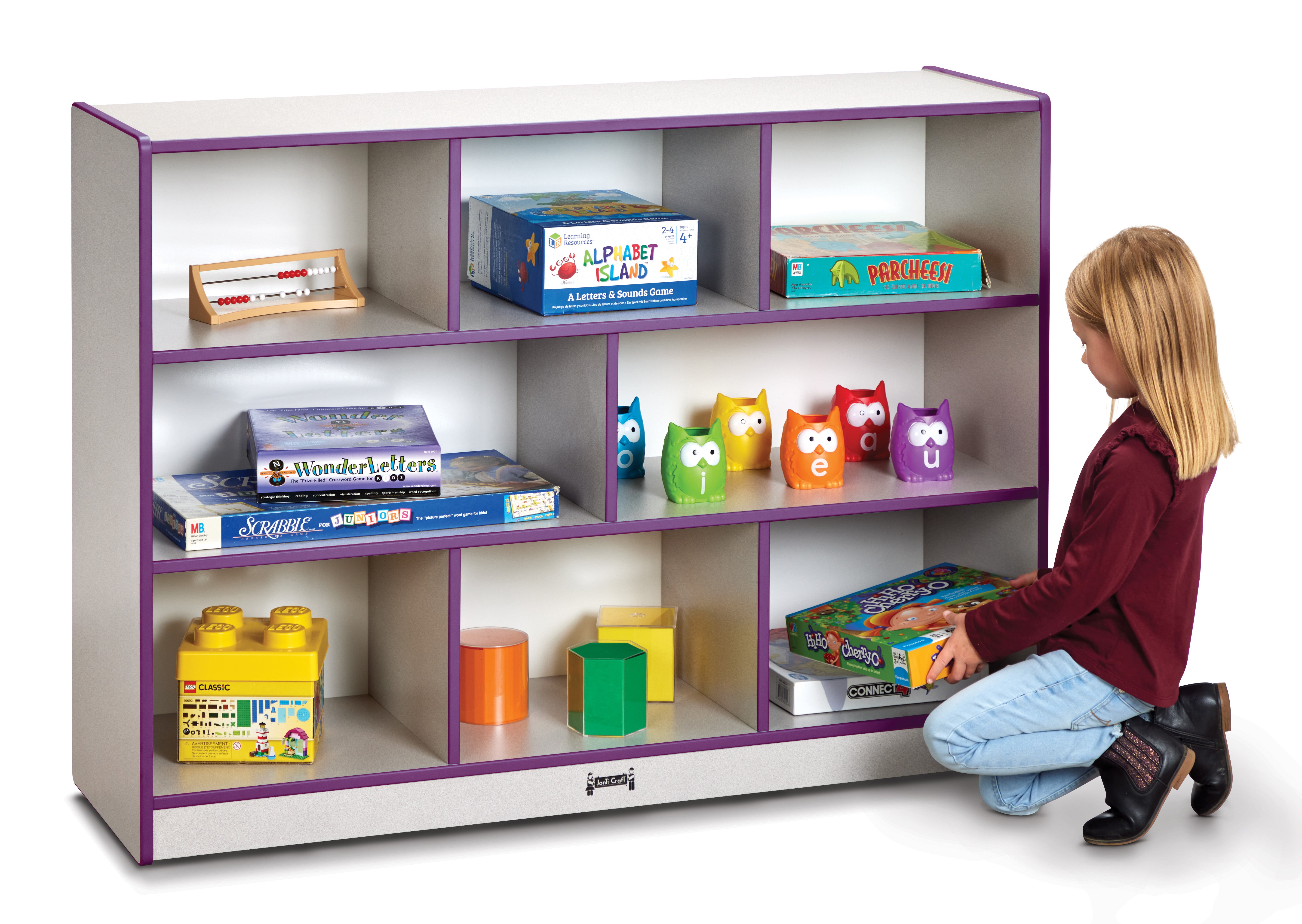 Rainbow Accents® Super-Sized Single Mobile Storage Unit - Purple