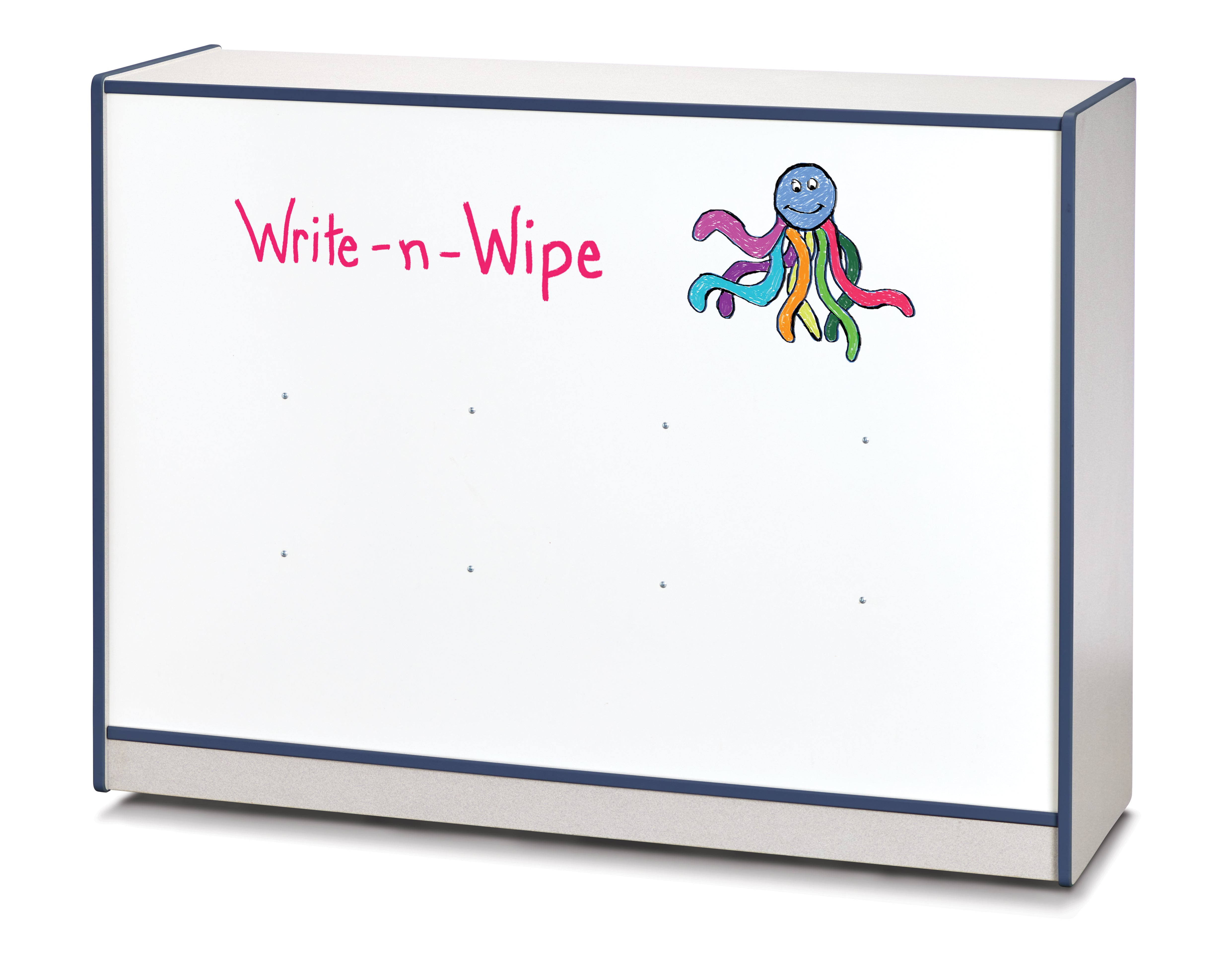 Rainbow Accents® Super-Sized Single Mobile Storage Unit - Navy