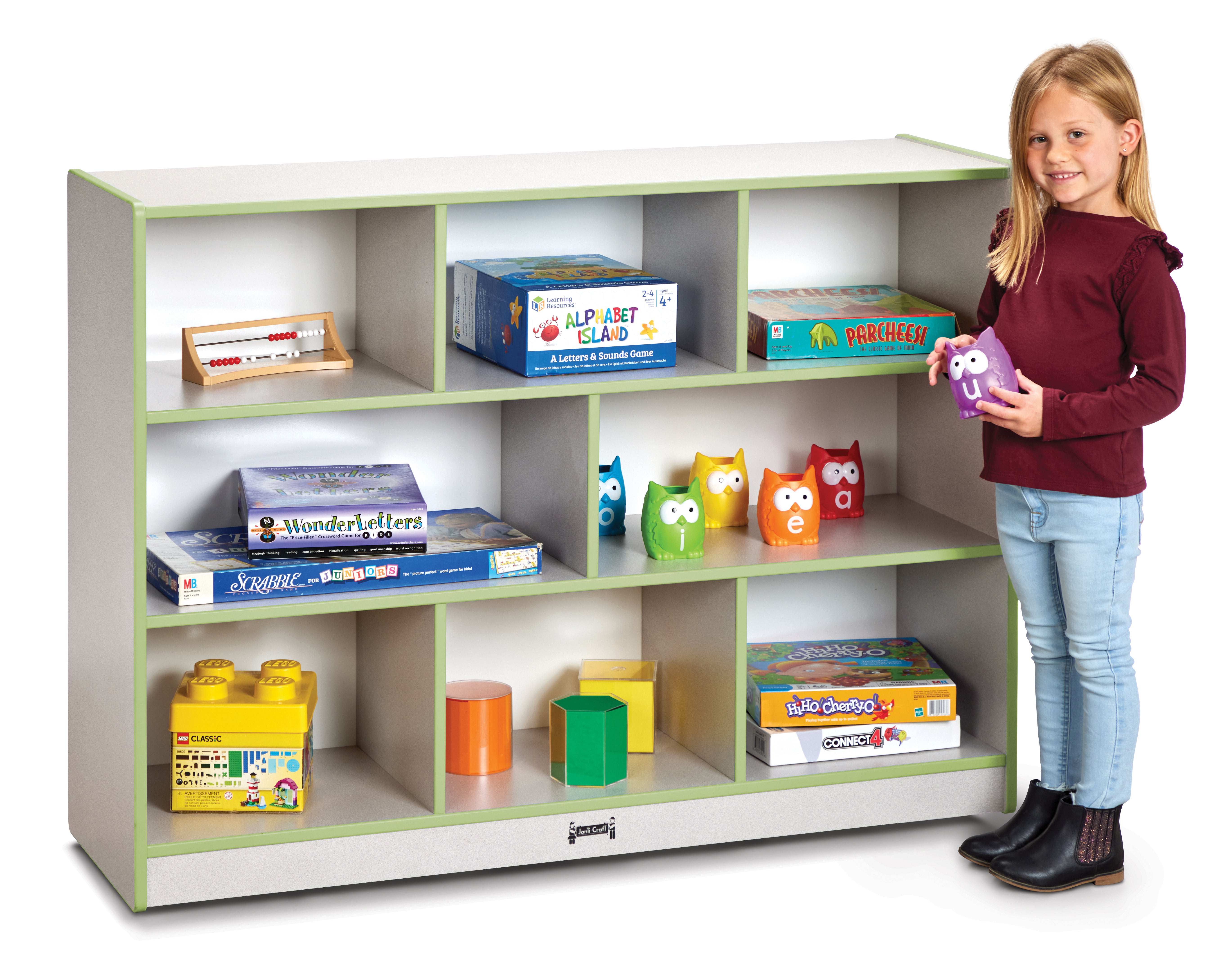 Rainbow Accents® Super-Sized Single Mobile Storage Unit - Key Lime Green