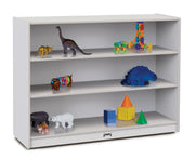 Rainbow Accents® Super-Sized Adjustable Mobile Straight-Shelf  - Gray
